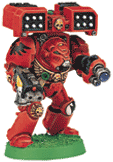 Blood Angel Terminator with Cyclone Missile Launcher