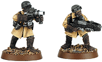 Imperial Guard Steel Legion with Assault Weapons
