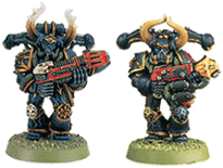 Night Lord Marines with Assault Weapon
