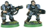 Space Wolf Wolf Scout with Assault Weapon